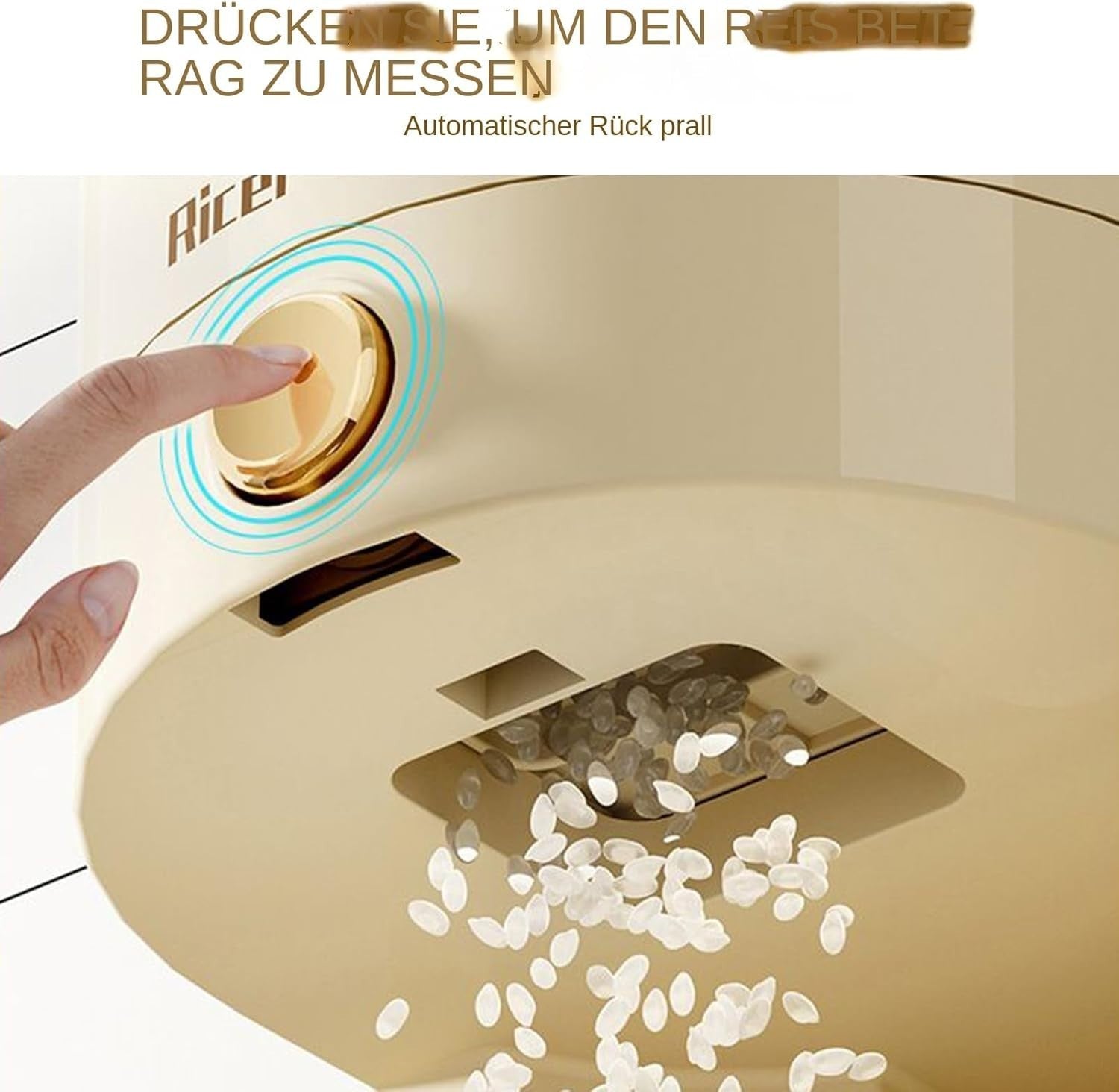 10KG Airtight Rice Storage Container Moisture Proof Dispenser