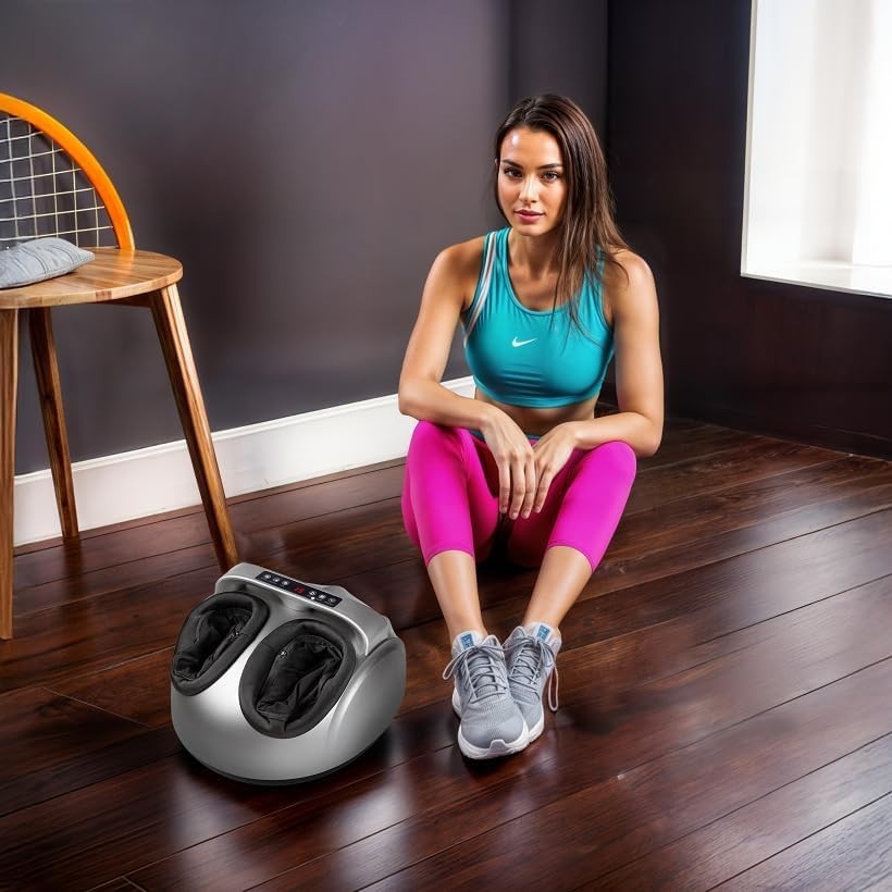 360° Shiatsu Foot Massager with Heat & Pressure Therapy | Pain Relief