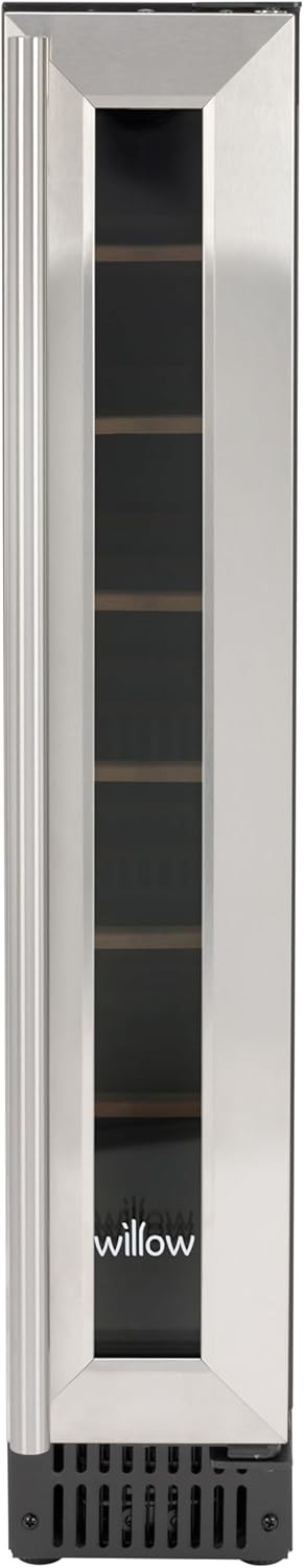 Slim Under Counter Wine Cooler Fridge Digital Touch Control Stainless Steel