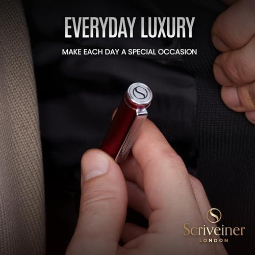 EDC Red Rollerball Pen Medium Pocket Pen Luxury Writing Gift Set