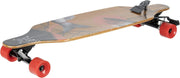 Longboard Skateboard 37"x10" 8-Layer Maple Deck, Brake System, ABEC-9 Bearings