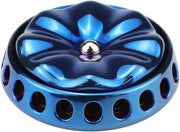 Blue Flower Metal Fidget Spinner Silent DIY Coin Top Slider