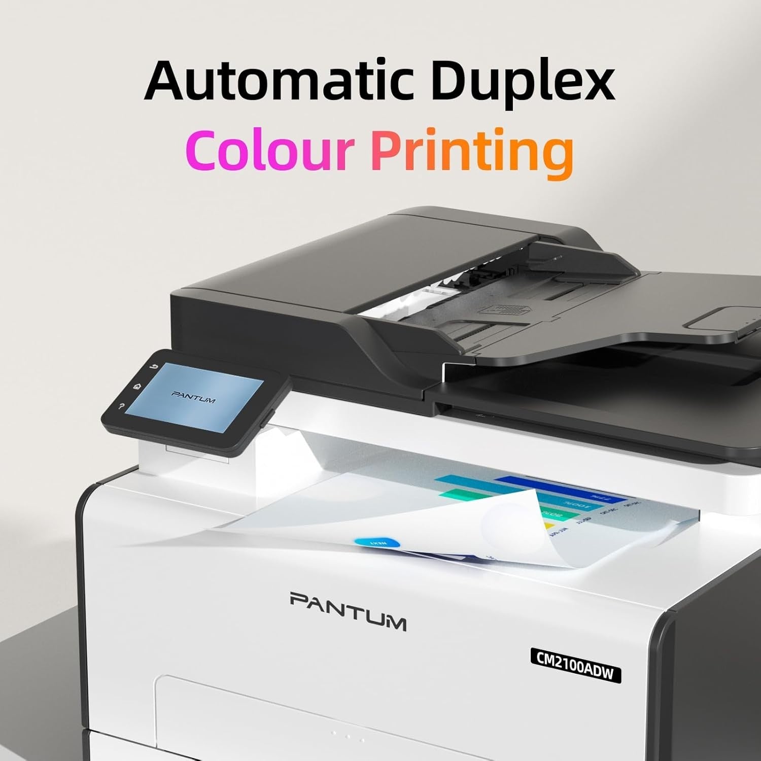 White Colour Laser Printer A4 20ppm Duplex Wireless Office Home