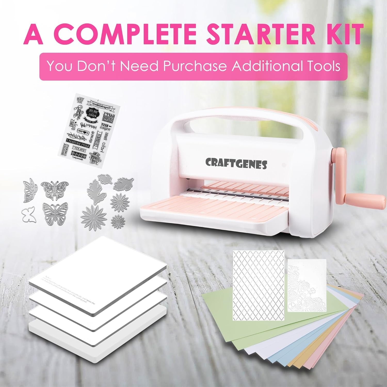 Manual Die Cutting & Embossing Machine 9” A4 Scrapbooking Craft Kit