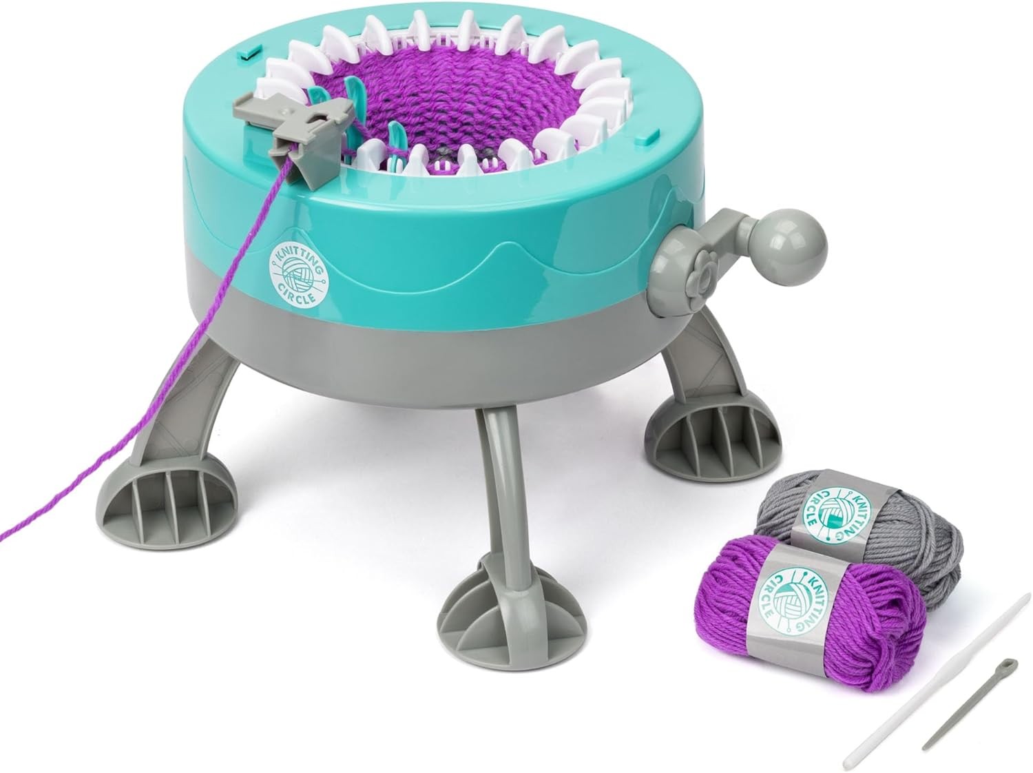 Kids Knitting Machine Craft Kit Beginner Circle Loom Toy Gloves Hats