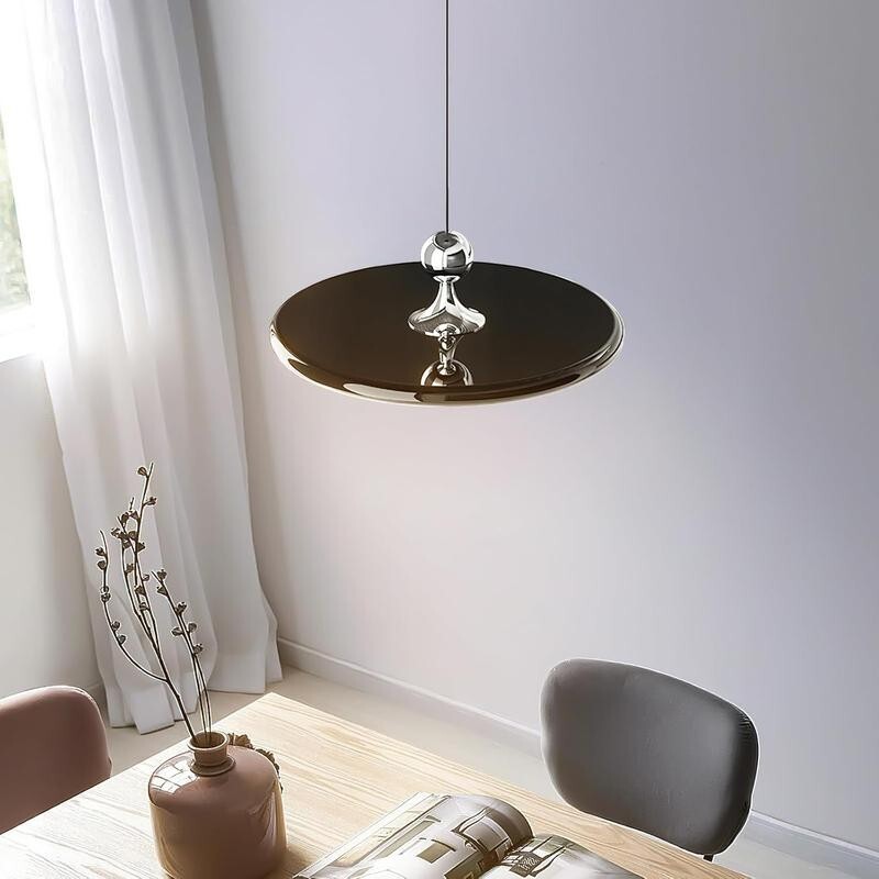 Dimmable LED Pendant Ceiling Light Remote Control Modern Hanging Chandelier
