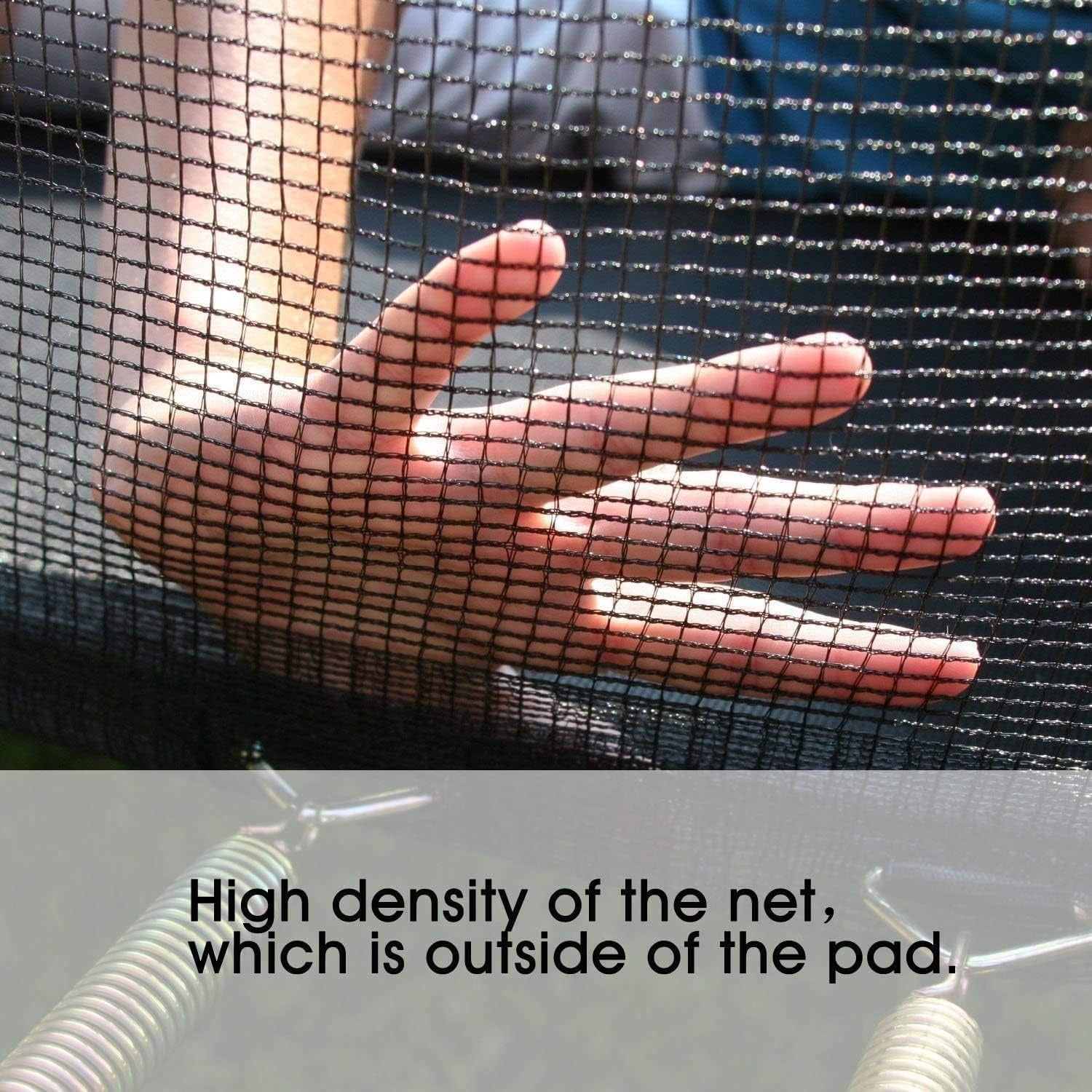 10FT Heavy Duty Garden Trampoline Safety Enclosure Ladder Free Space Hopper