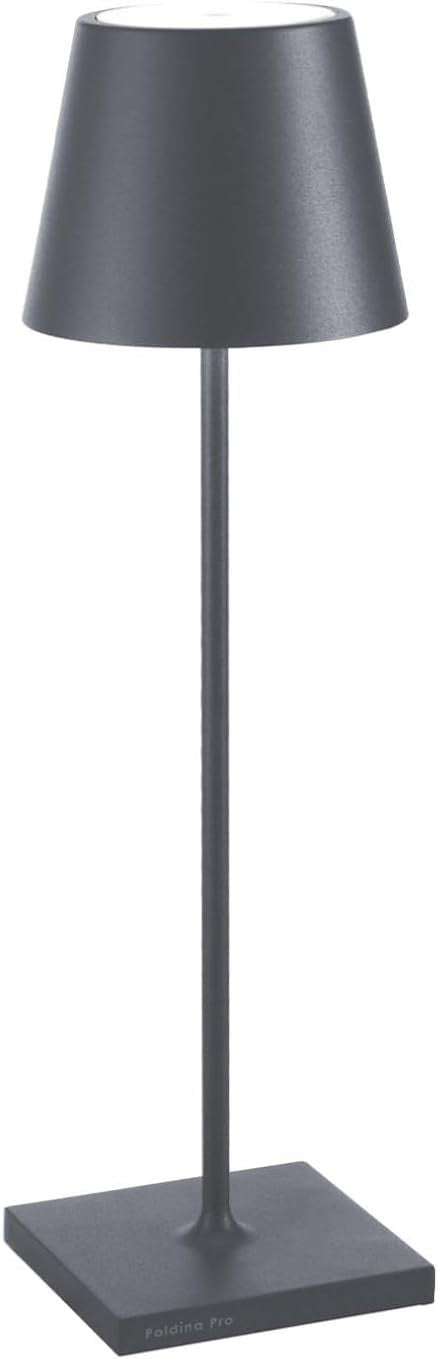 Rechargeable Cordless LED Table Lamp Touch Dimmer Indoor Outdoor Light 38cm