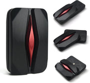Magnetic Fidget Slider Black Red Zinc Alloy Executive Desk Toy