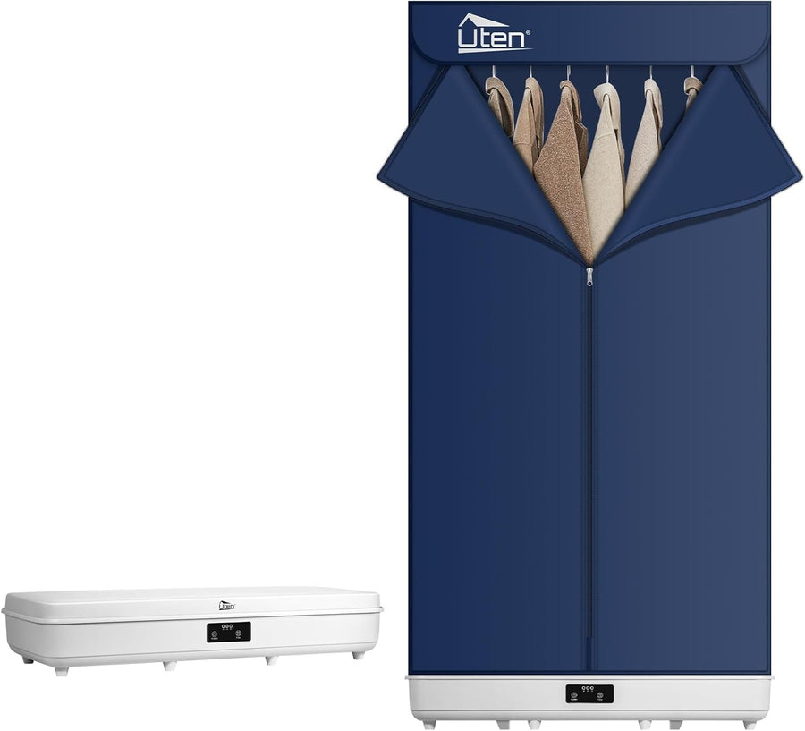 Portable Electric Clothes Dryer 2 Tier 360° Warm Air Drying 10kg Indoor