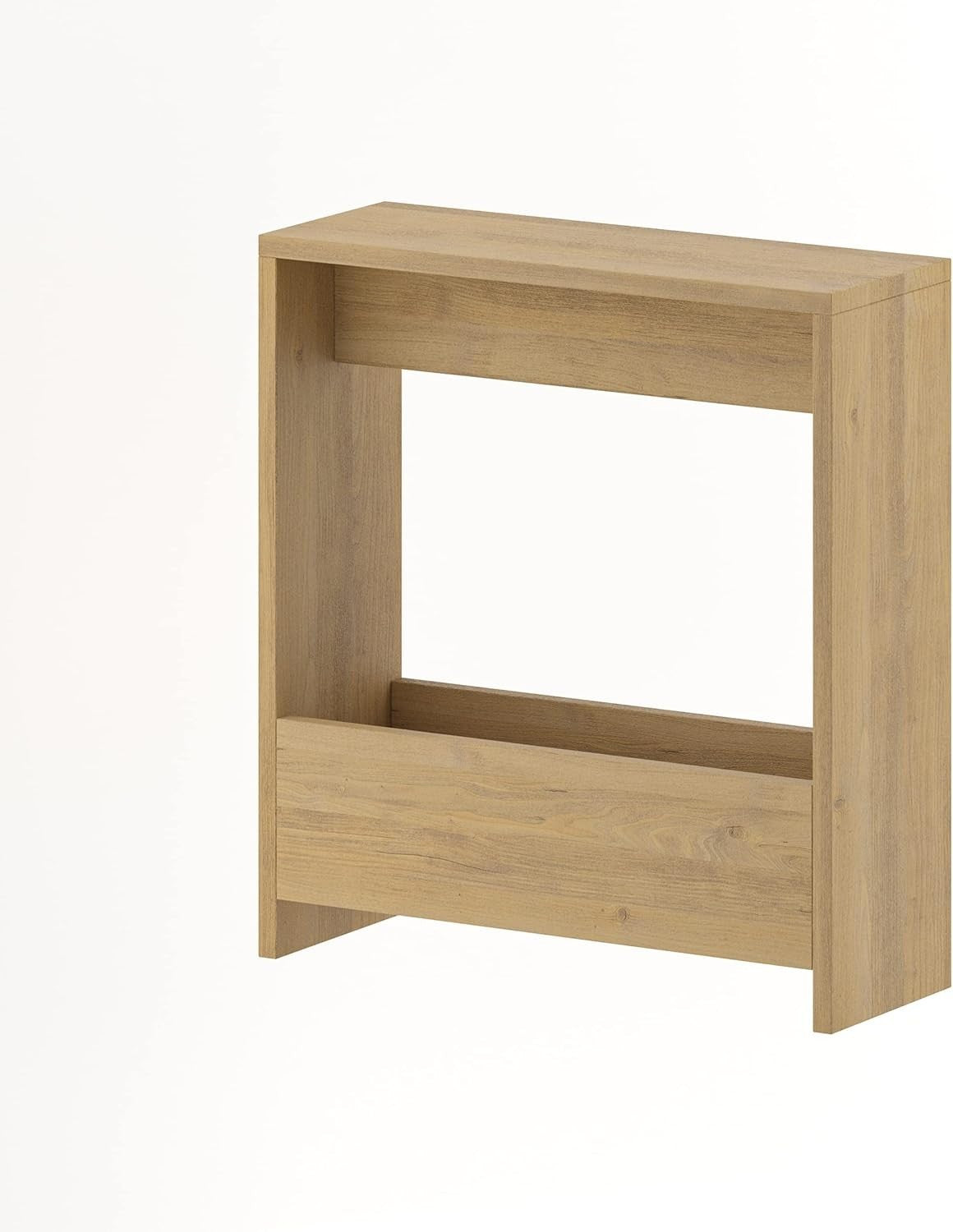 Oak Side Table with Magazine Rack – Space-Saving Storage & Stylish Finish