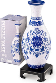 3D Puzzle Flower Vase 160 Piece Decorative Floral Home Decor Gift