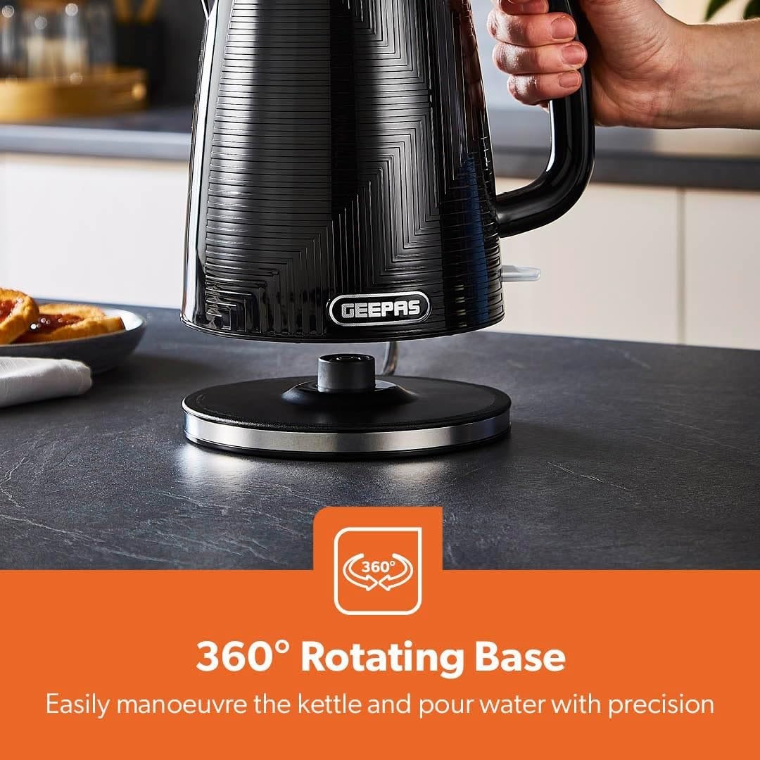 Coffee Maker Kettle Toaster Set | 1.5L Programmable Machine + 1.7L Fast Boil