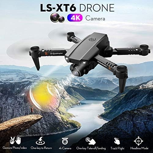 4K Dual Camera Drone Quadcopter Track Flight Gesture Photo Video RC