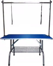Large Dog Grooming Table Heavy Duty Adjustable Height with Arm Noose Tray
