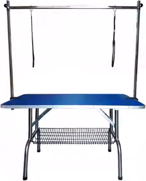 Large Dog Grooming Table Heavy Duty Adjustable Height with Arm Noose Tray