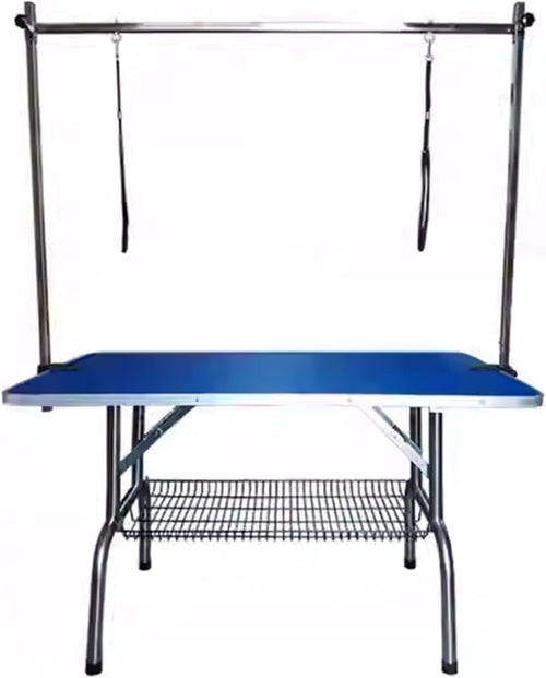 Large Dog Grooming Table Heavy Duty Adjustable Height with Arm Noose Tray