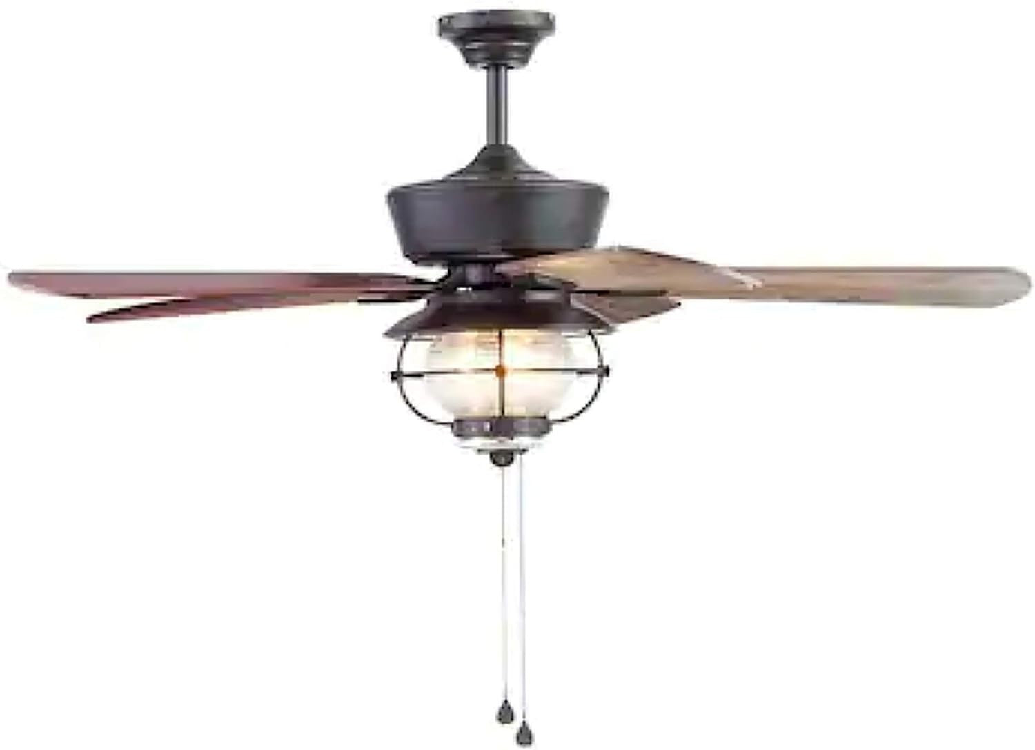 Harbor Breeze Merrimack II 52" Ceiling Fan, LED Light, Matte Bronze