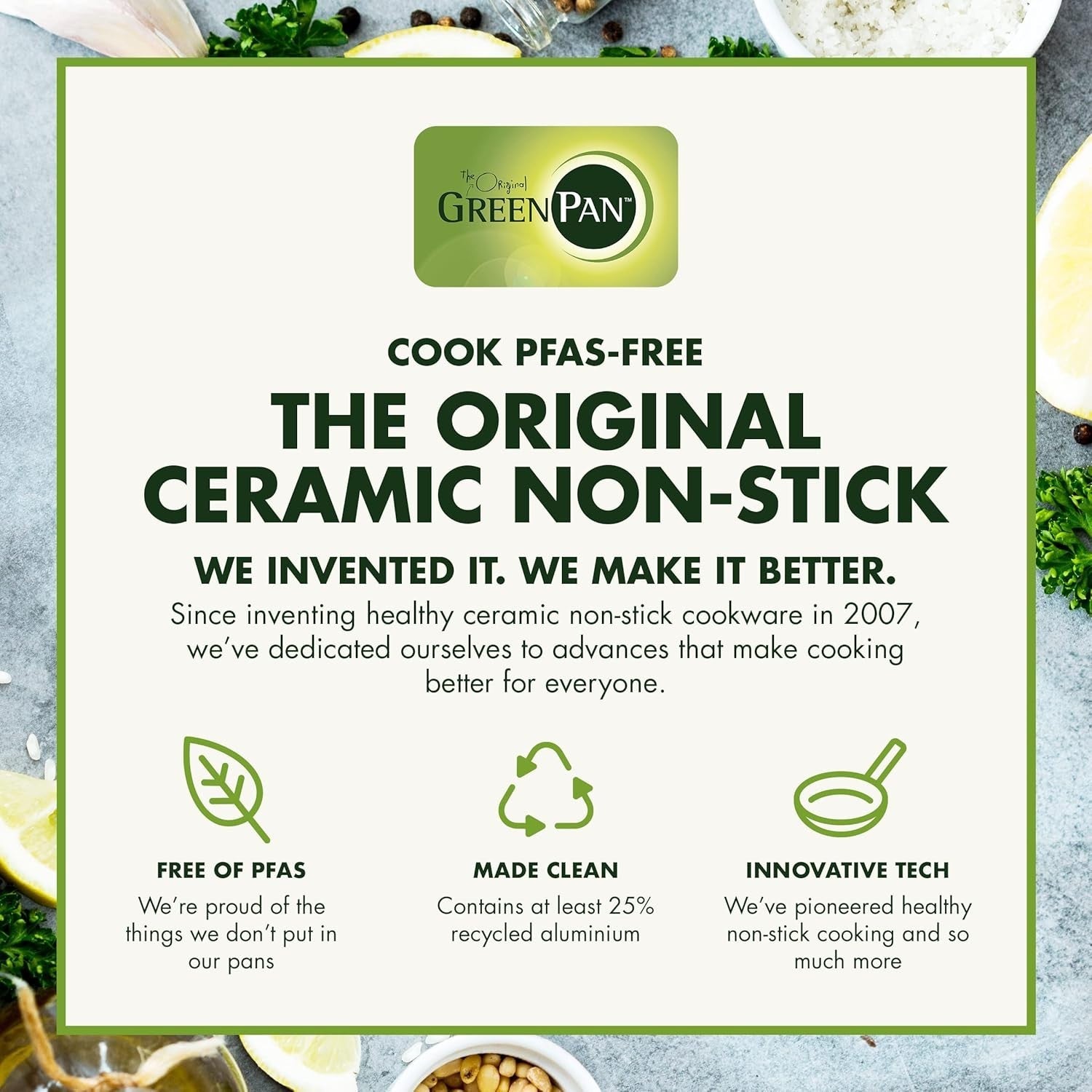 28cm Ceramic Non-Stick Crepe Pan PFAS-Free Induction