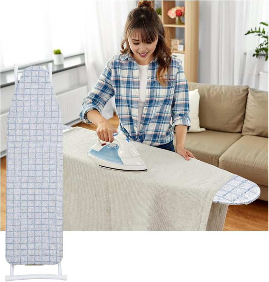 Foldable Ironing Board 107x30cm Extra Wide Lightweight with Iron Rest