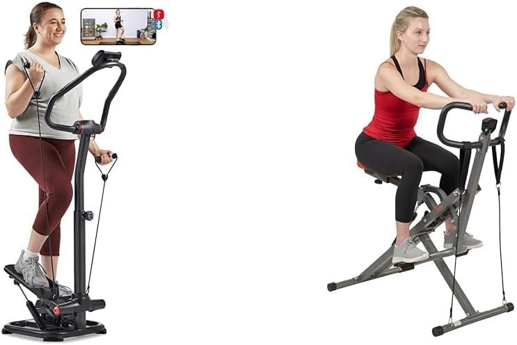 Smart 2 in 1 Power Stepper w Handlebar & Squat Assist Trainer Set