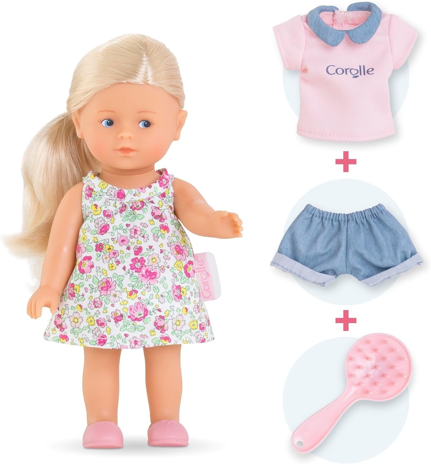 20cm Mini Doll Gift Set Vanilla Scent Floral Dress Extra Outfit