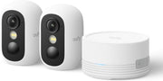 2 Pack Wireless Security Cameras HD Color Night Vision AI Detection