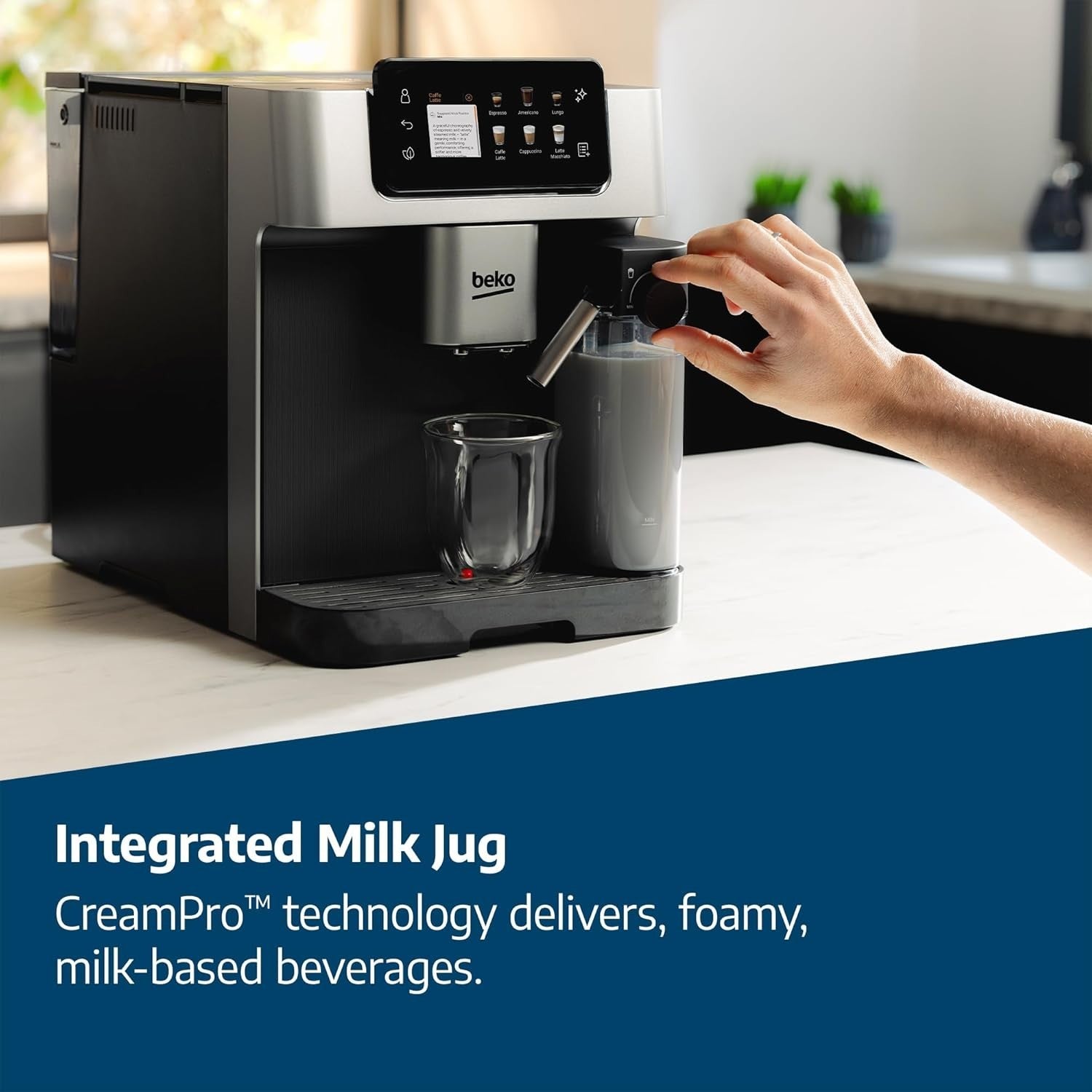 Fully Automatic Bean-to-Cup Coffee Machine | Touchscreen | Milk System