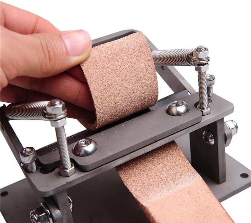 Manual Leather Splitter Skiver Machine Adjustable Stainless Steel Craft Tool