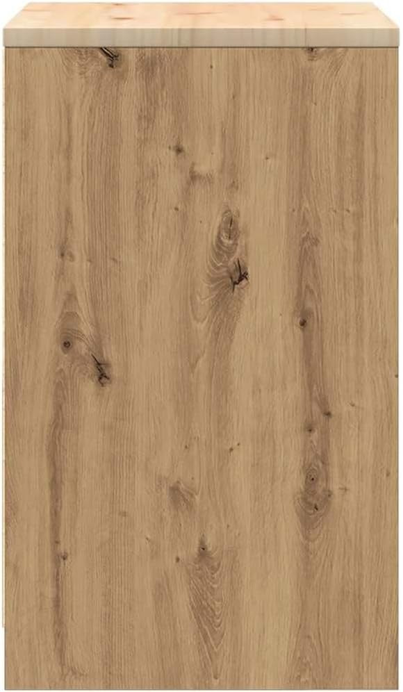 Garage Storage Cabinet 60x51x85 cm - Solid Pine Worktop & Spacious Organizer