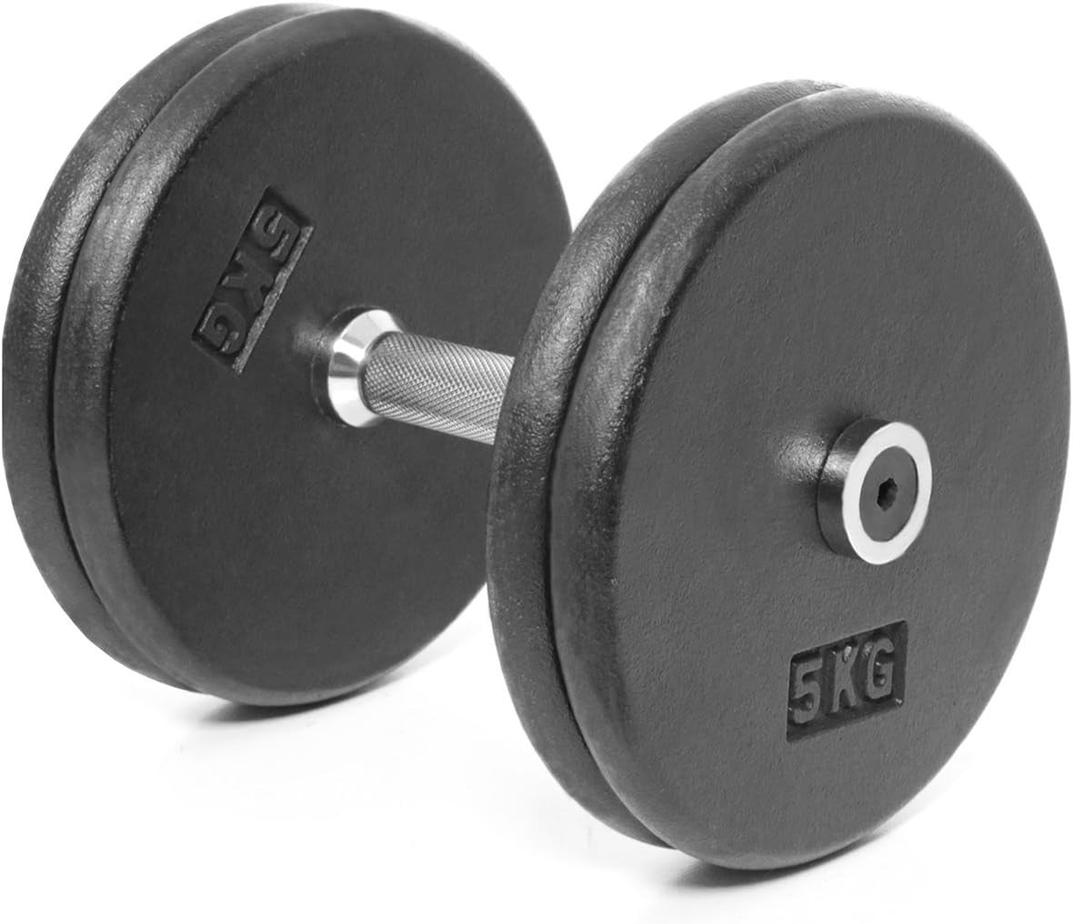 20kg Pro Style Adjustable Dumbbells Pair Cast Iron Home Gym Set