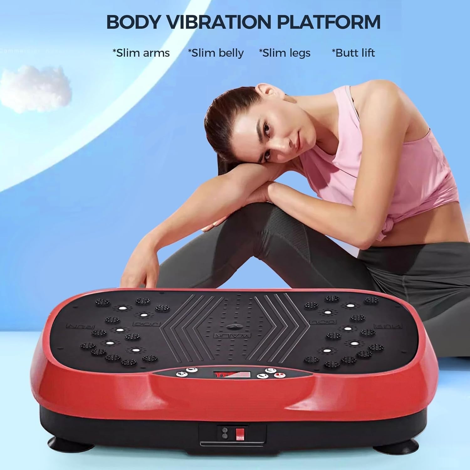 Vibration Plate Exercise Machine Lymphatic Drainage Weight Loss 331lb