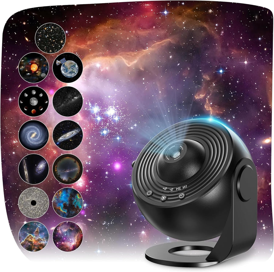Planetarium Galaxy Light 13 Film Disc Rotating Star Night Projector