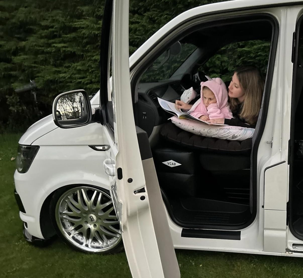 Van Cabin Inflatable Air Bed Child Camper Van Mattress Footwell Support