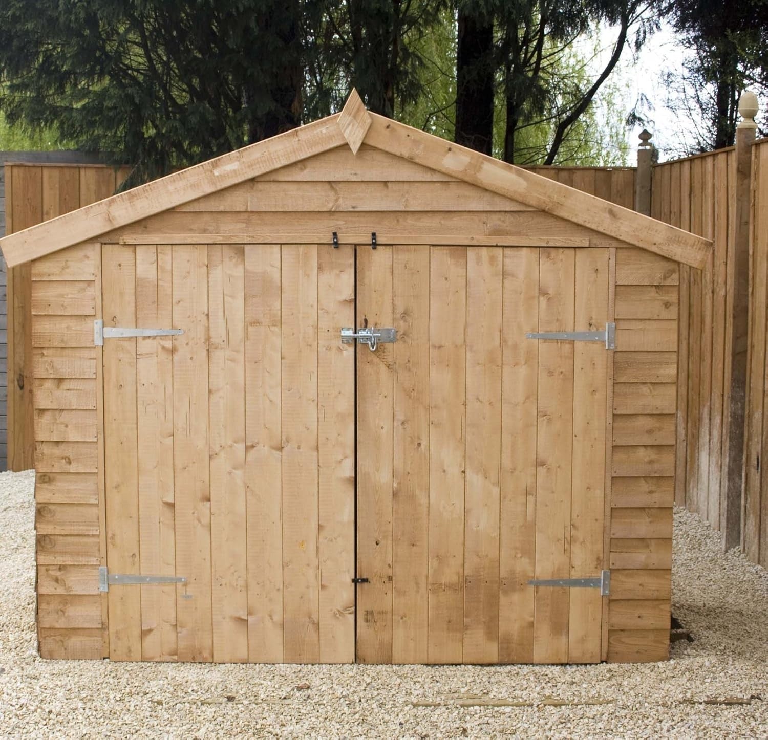 7ft x 3ft Wooden Bike Shed Shiplap T&G Outdoor Storage Cabin