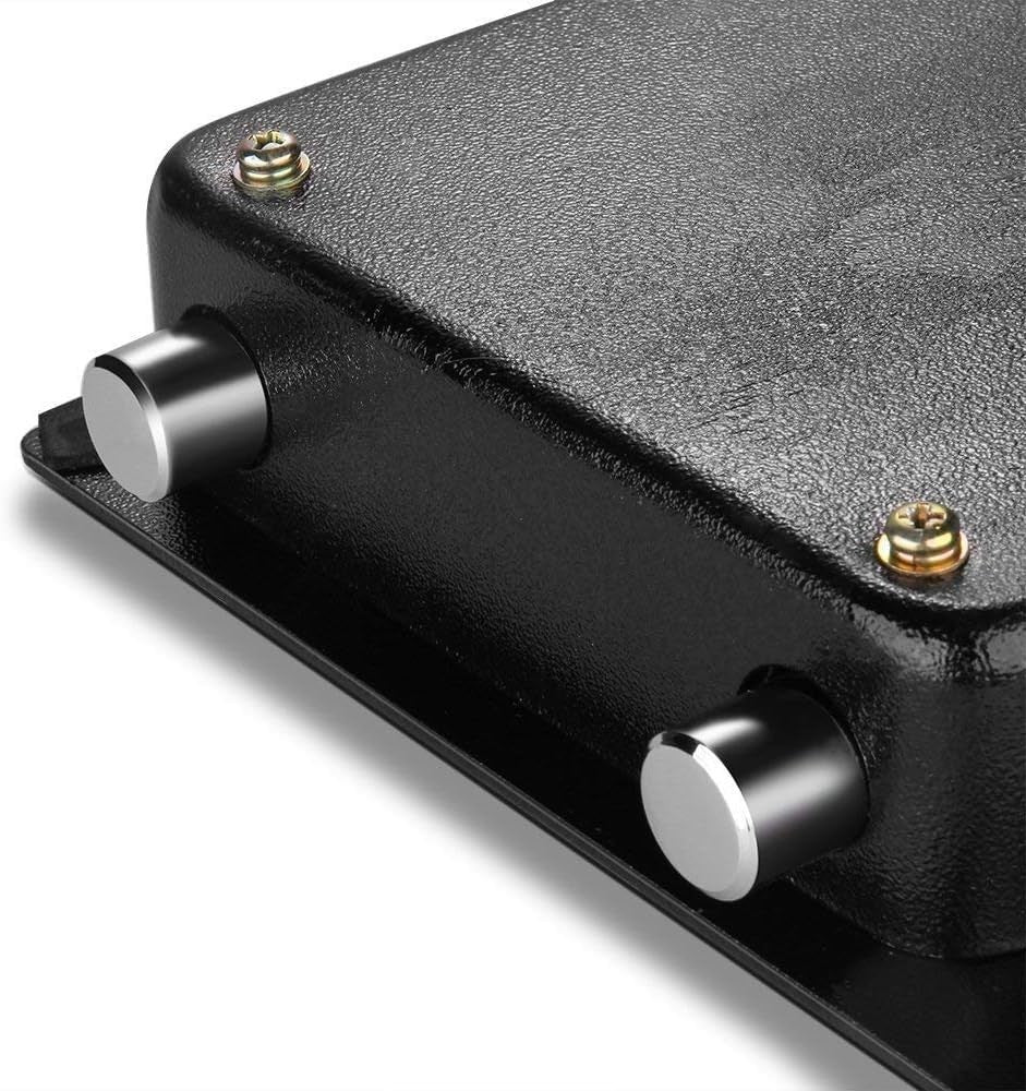 16L Digital Security Safe Box Electronic Keypad Lock with Shelf Black