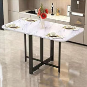 Drop Leaf Expandable Folding Dining Table Space Saving Multi-Use Design