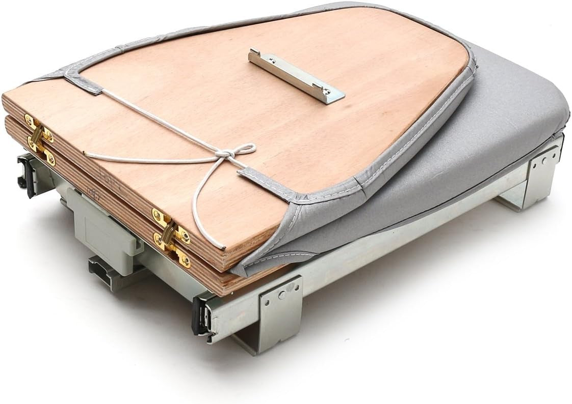 Pull Out Drawer Ironing Board Beige Folding Slide Mount Space Saving Design