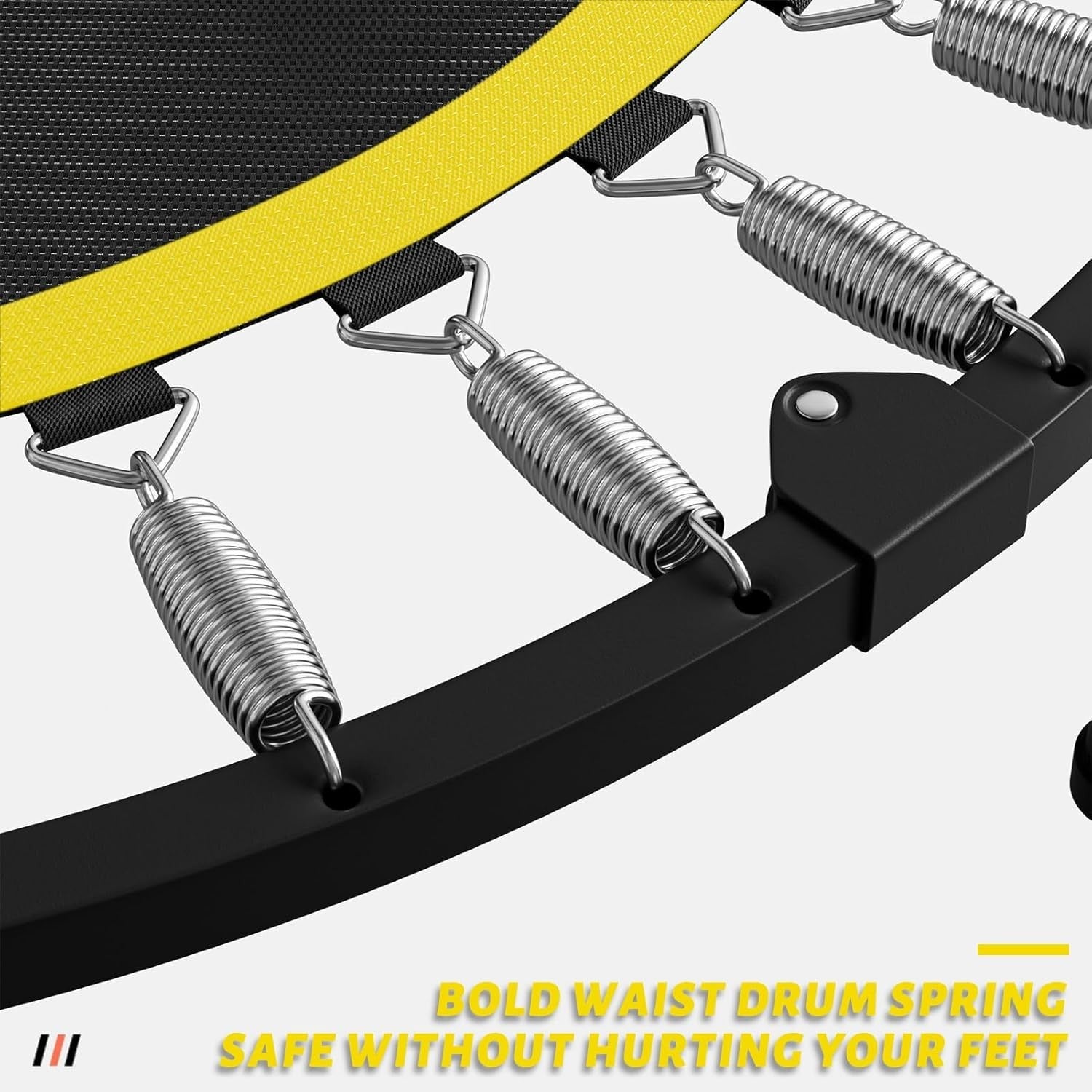 40” Folding Fitness Trampoline Rebounder Adjustable Handle 400lbs
