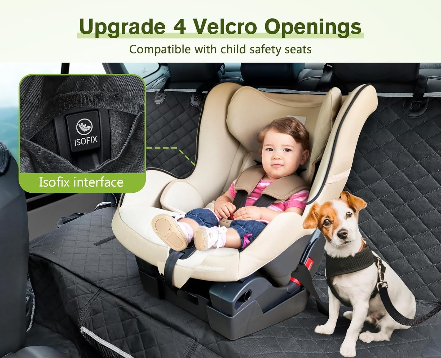 Waterproof Dog Car Seat Cover Hammock Non Slip SUV Truck Protector