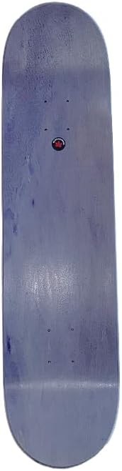 8.375" Blue Deck Logo Skateboard – 7-Ply Maple for Tricks + Urban Rides
