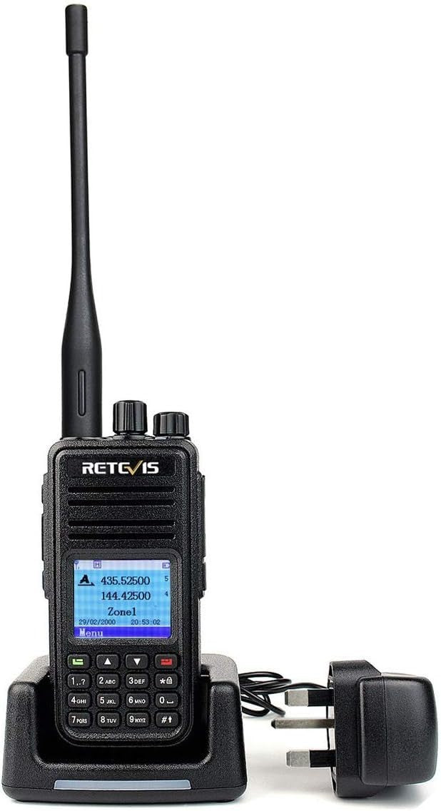 DMR Digital Walkie Talkie Dual Band 3000 Channel Recording Radio