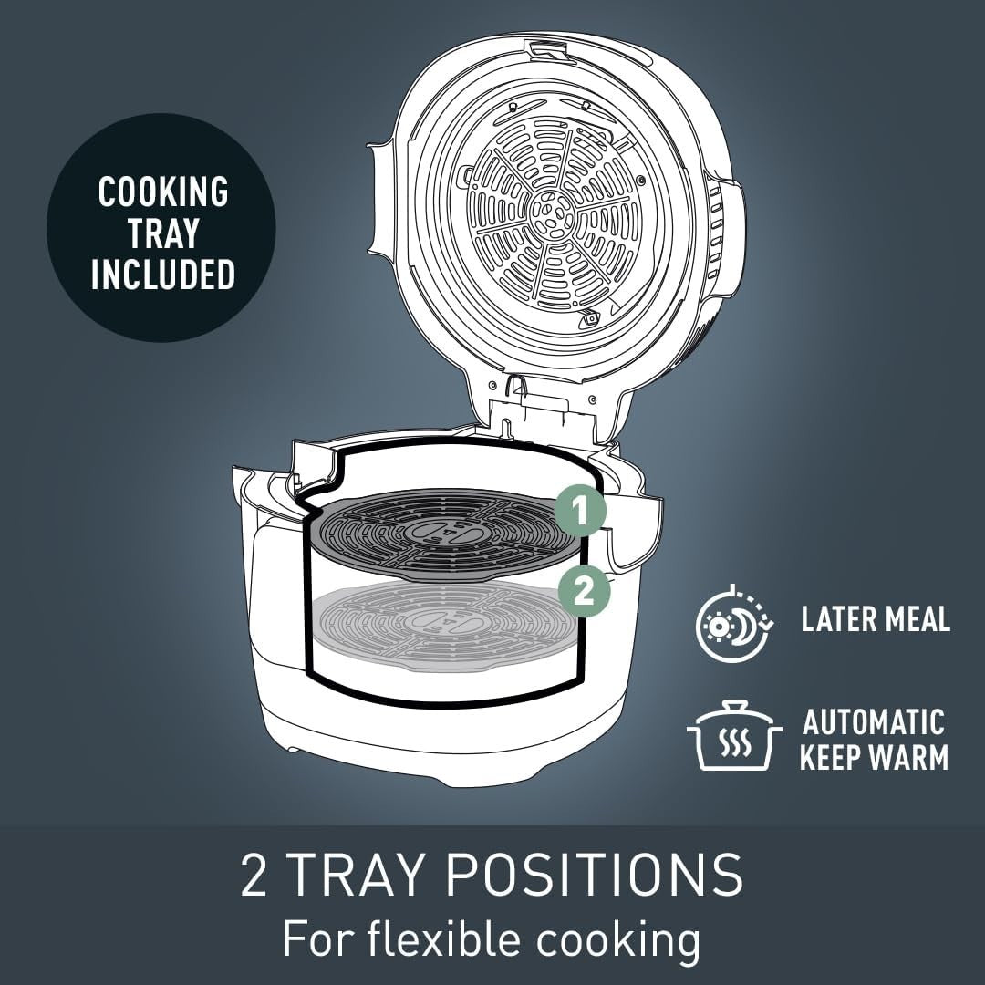 6L Multi Cooker & Air Fryer | Auto-Stir Tech | 14 Programs | Multi-Layer