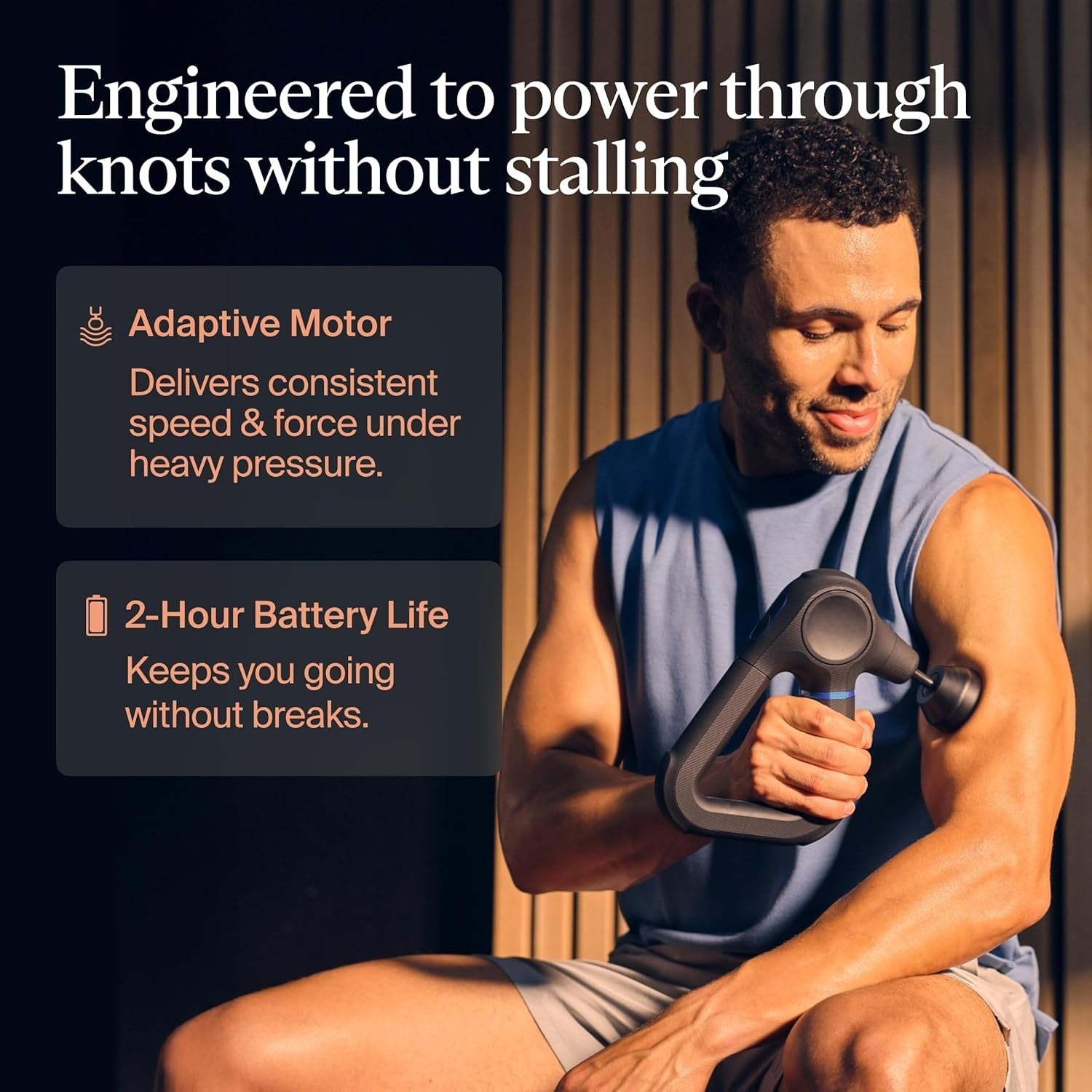 Professional Deep Tissue Massage Gun Smart App Control Powerful Muscle Recovery