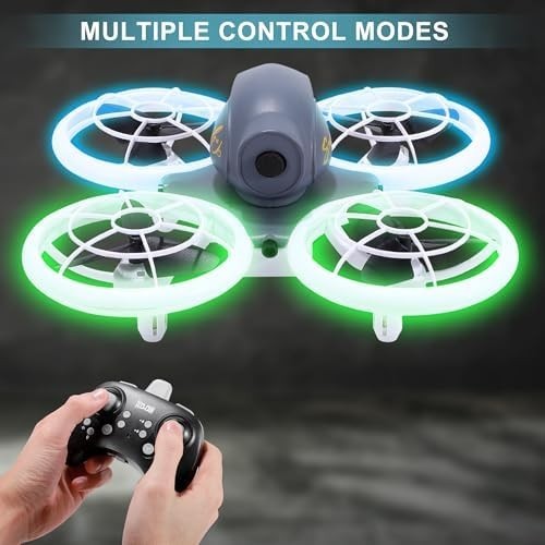 Mini Drone for Kids 6-12 with LED Lights 360° Flip Headless Mode Toy