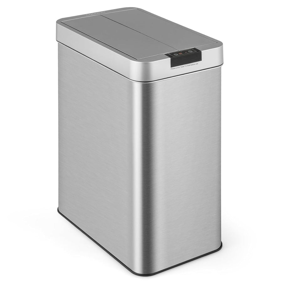50L Touchless Motion Sensor Kitchen Bin – Automatic Stainless Steel Trash Can