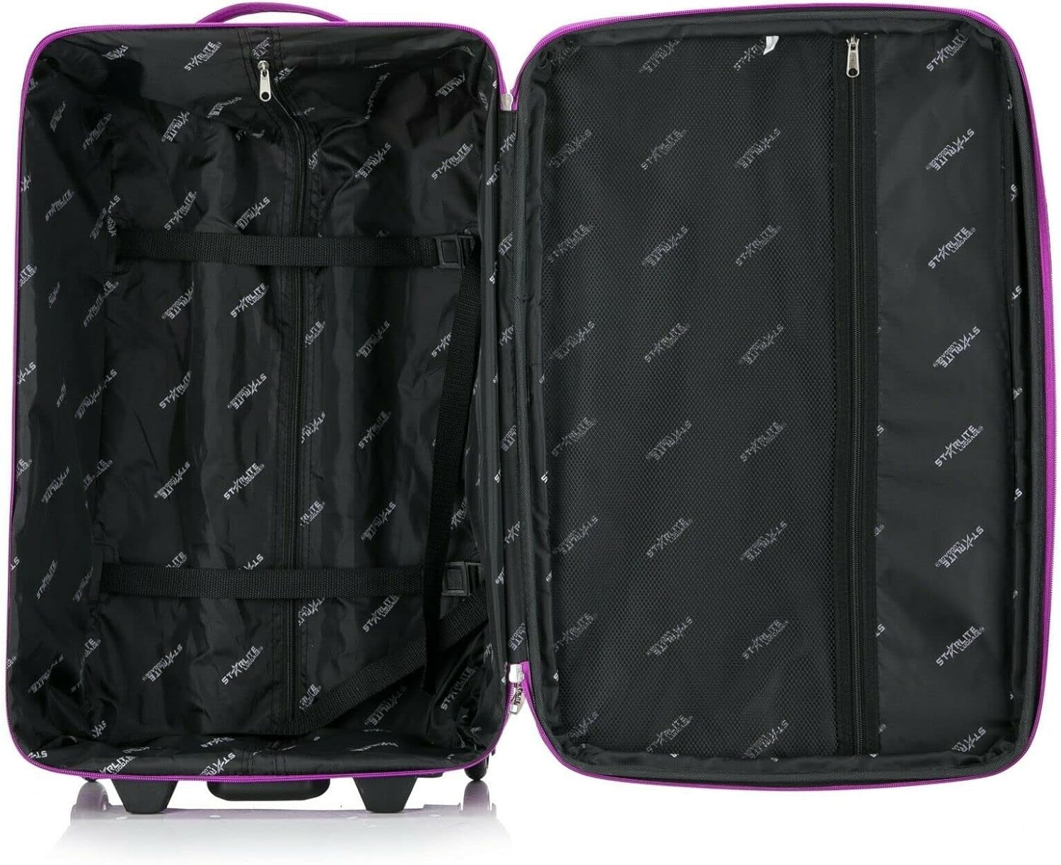 Extra Large 32 Inch Soft Suitcase Expandable 2 Wheel Lightweight Trolley