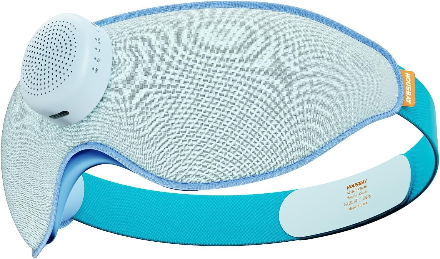 Sleep Mask with Sound Machine Blackout Eye Mask Noise Blocking 3D Design