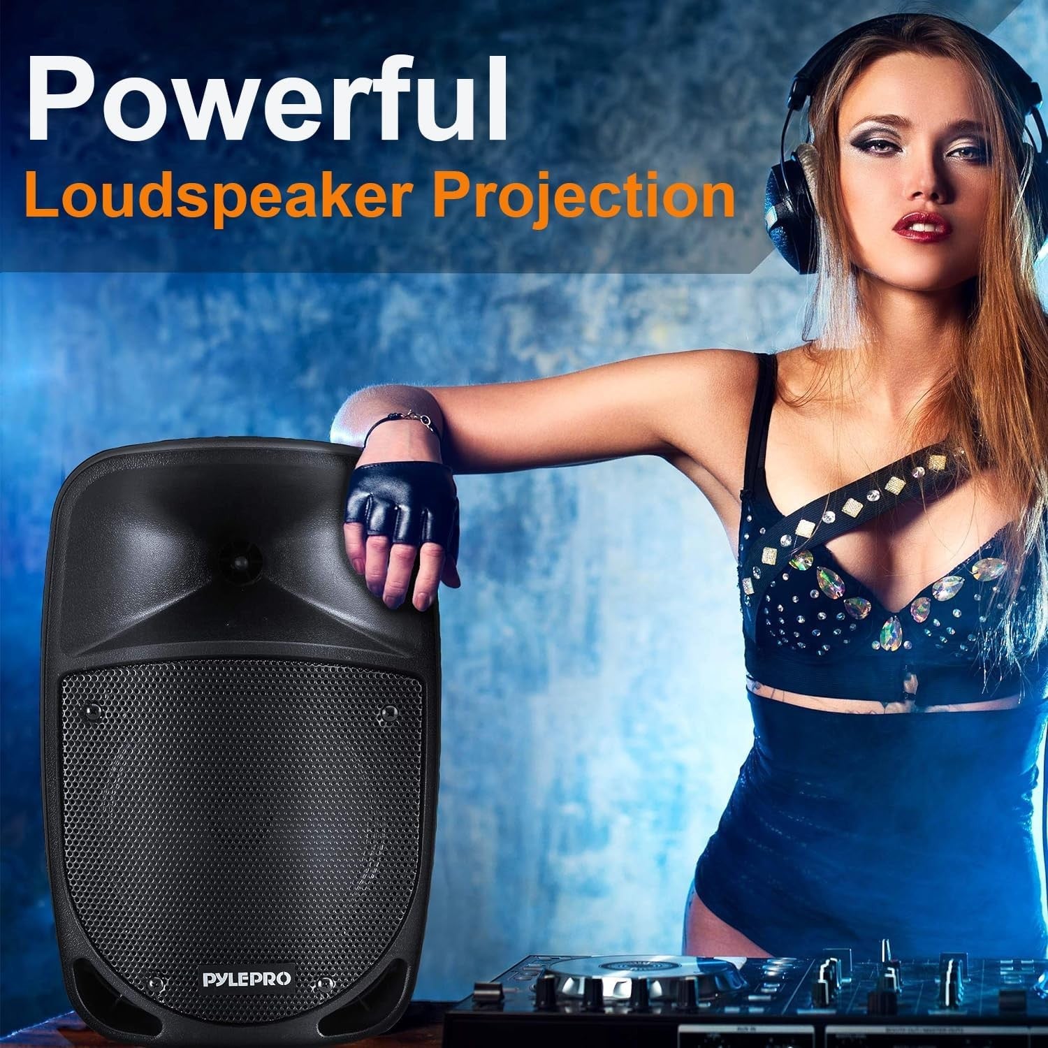Pyle PA Music Box Portable Karaoke Speaker with Mic & Bluetooth