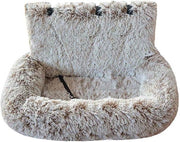 Extra Large Dog Car Seat Bed 110x60cm Plush Travel Booster Non Slip